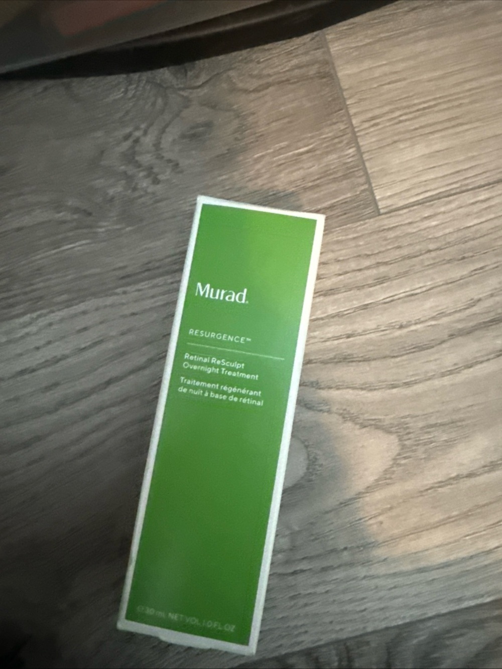 Murad White Skincare Box with Black Text